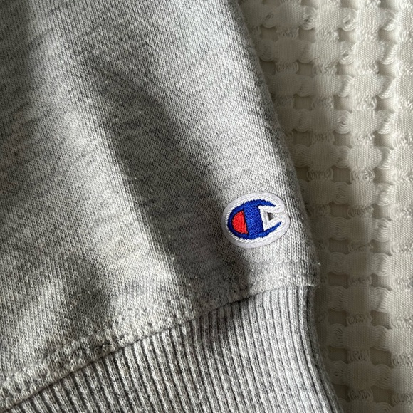 CHAMPION | 1/4 ZIP PULLOVER | LIGHT GREY | XS - Picture 6 of 8